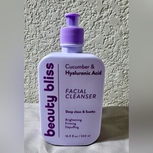 Beauty Bliss ~ Cucumber & Hyaluronic Acid Deep Facial Cleanser 16.9 fl oz